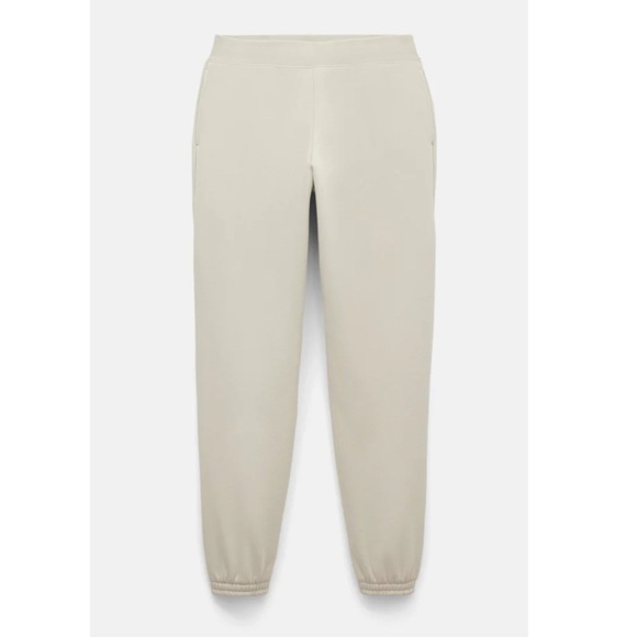 Girlfriend Collective Women's Cream Jogger Pants Athleisure Loungewear, Small - Picture 9 of 9